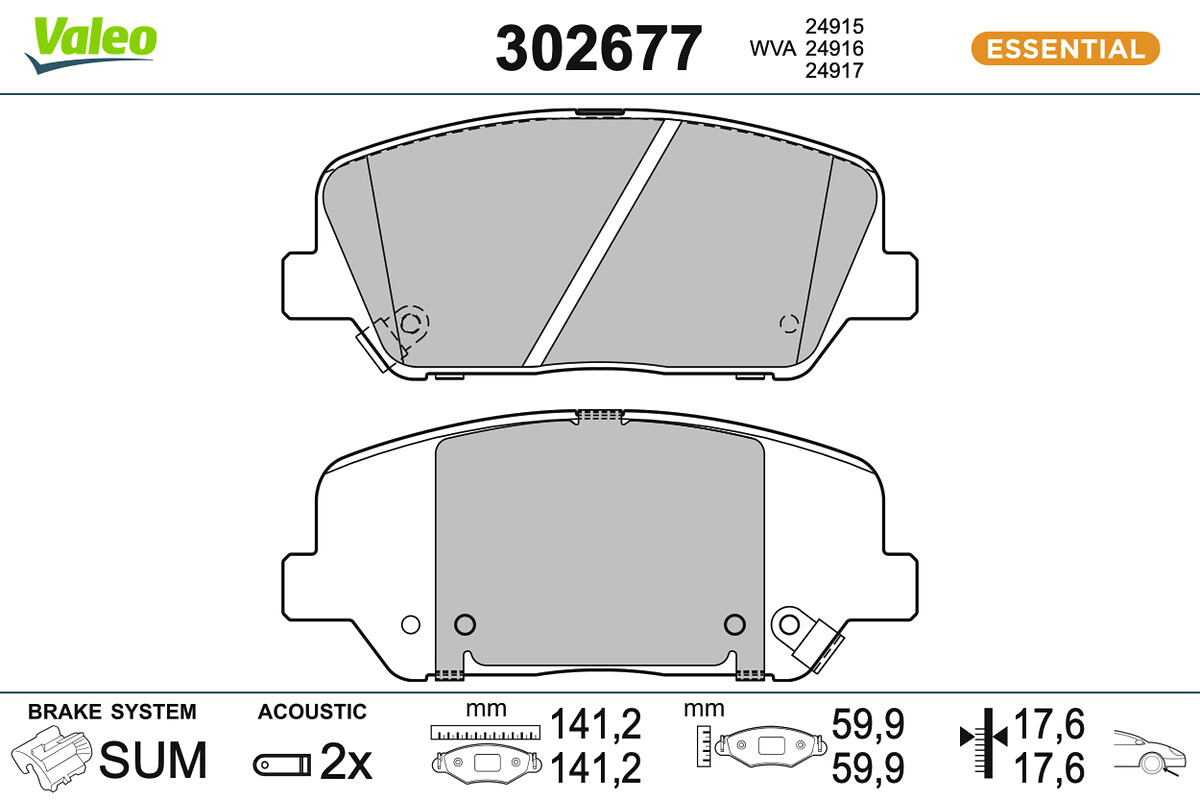BRAKE PADS FIRST HYUNDAI I30 FR